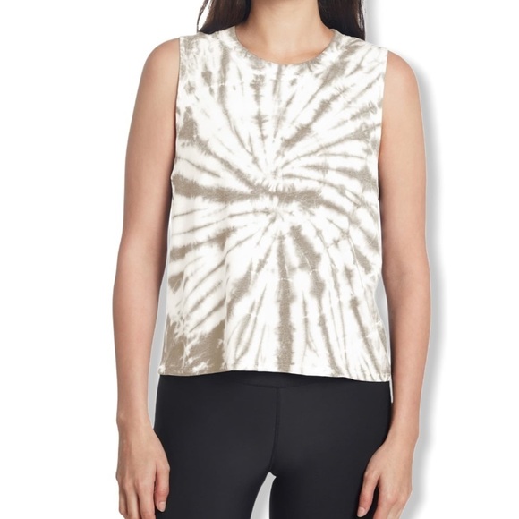 Sage Collective Tan and White (Dune) Tie-Dye Tank - Picture 1 of 9